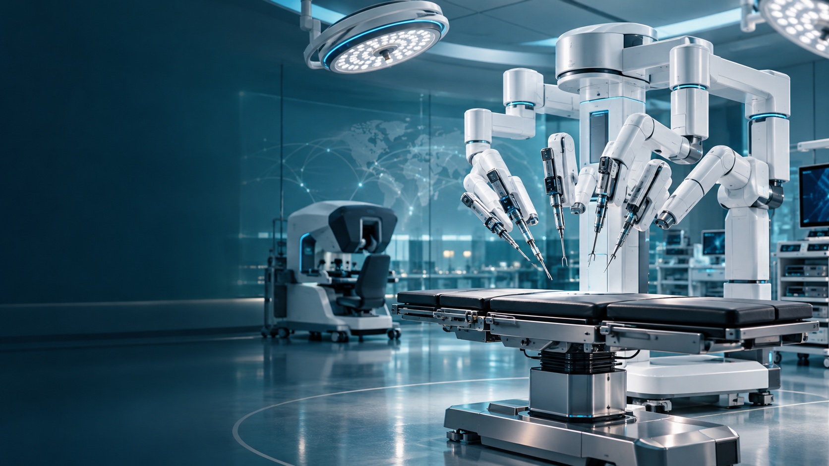 Conceptual high-precision surgical robotics suite